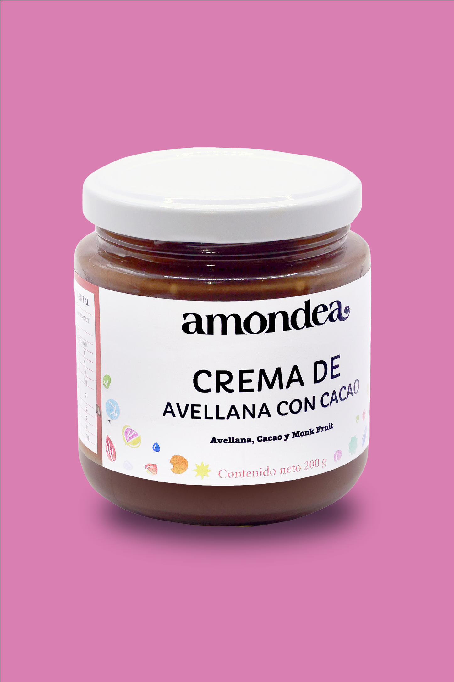 Crema de Avellana Cacao y Monk Fruit 200gr