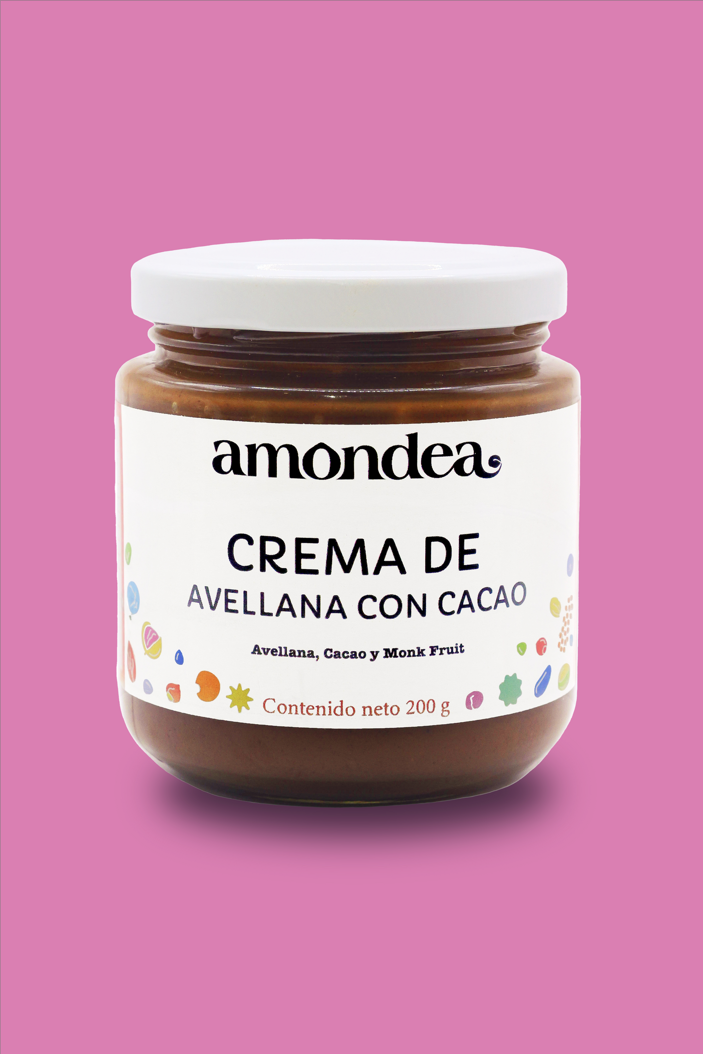 Crema de Avellana Cacao y Monk Fruit 200gr
