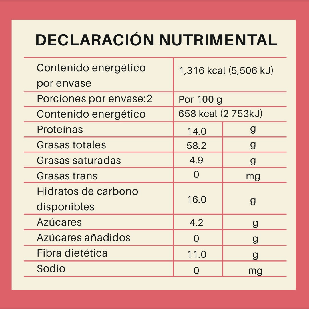 Crema de Avellana Cacao y Monk Fruit 200gr