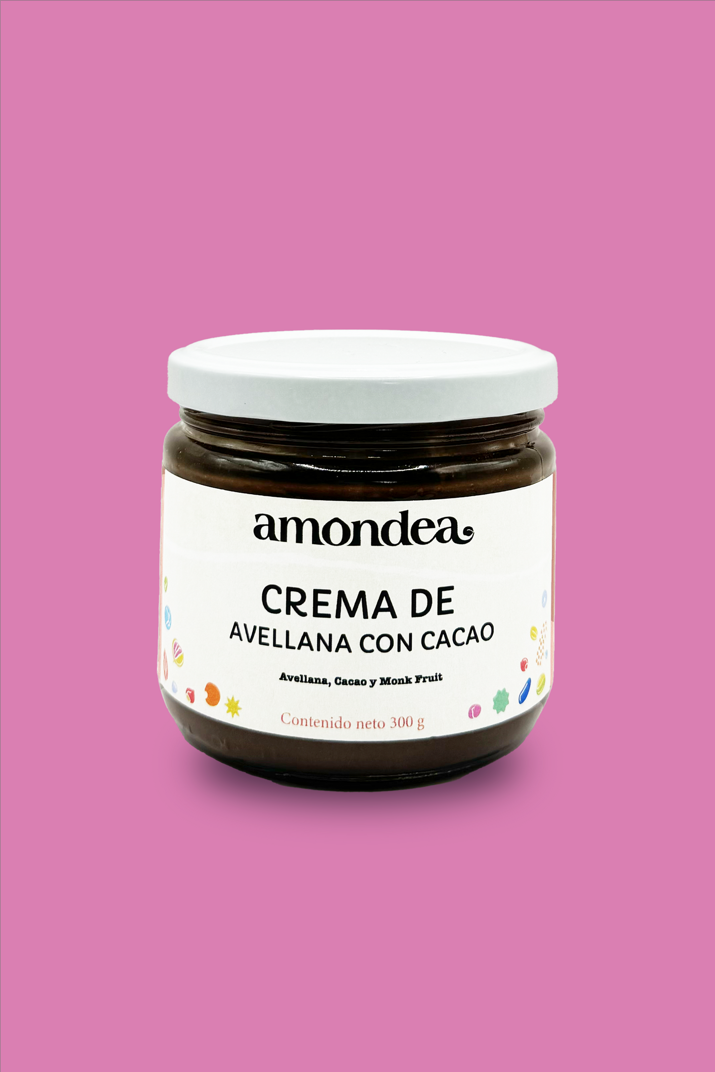 Crema de Avellana Cacao y Monk Fruit 300gr