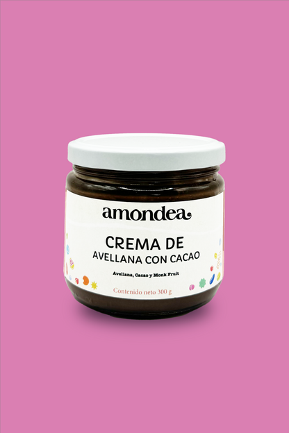 Crema de Avellana Cacao y Monk Fruit 300gr