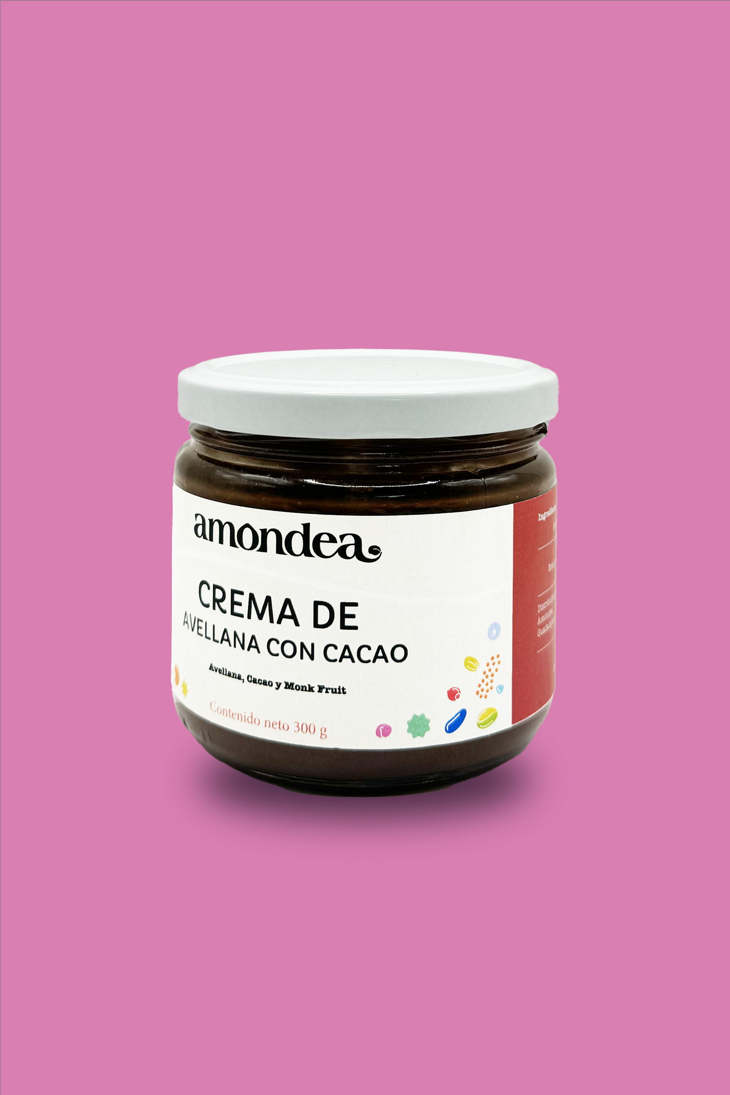 Crema de Avellana Cacao y Monk Fruit 300gr