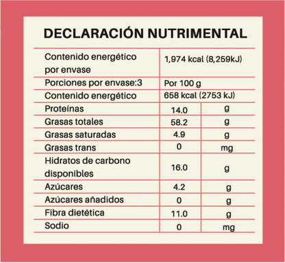 Crema de Avellana Cacao y Monk Fruit 300gr